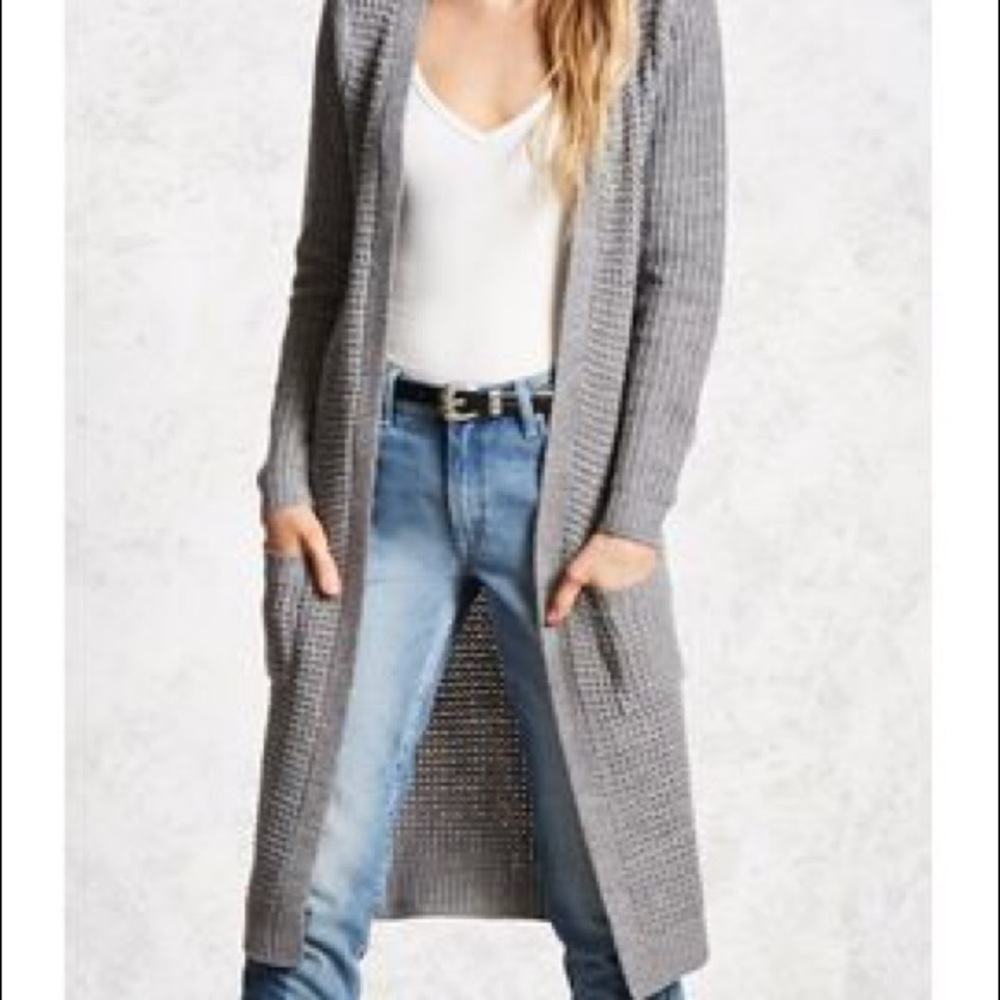 Patch Pocket Duster Cardigan